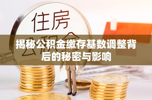 上虞揭秘公积金缴存基数调整背后的秘密与影响