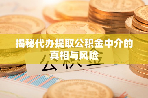 上虞揭秘代办提取公积金中介的真相与风险