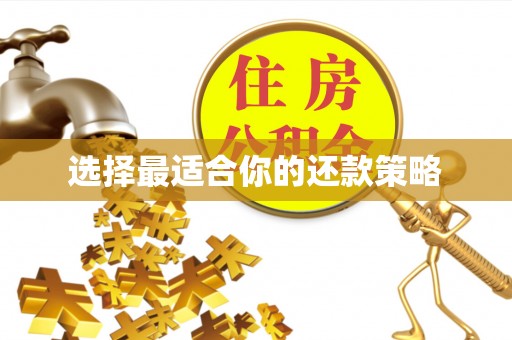 上虞选择最适合你的还款策略